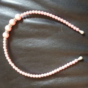 💕NWOT Pink Pearl Headband💕